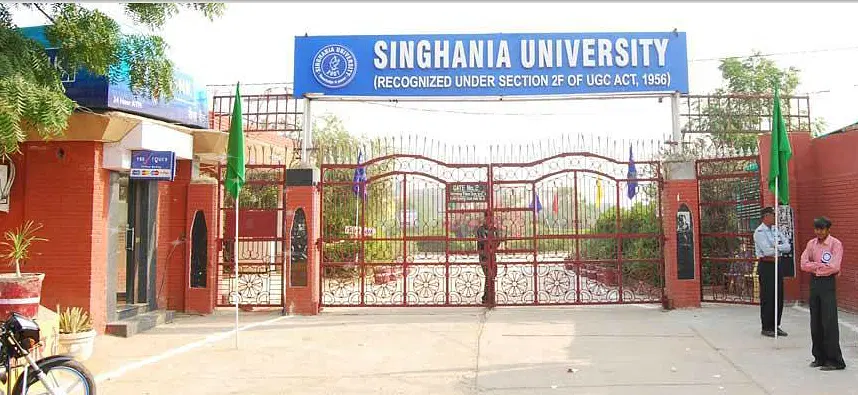 Singhania University Campus Gate