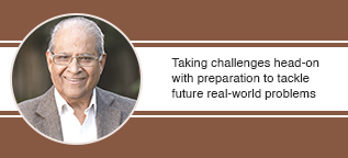 Taking challenges head-on with preparation to tackle future real-world problems