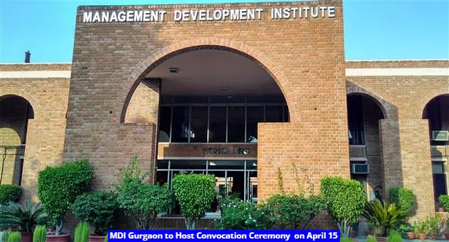 MDI Gurgaon to Host Convocation Ceremony  on April 15; Check Details Here