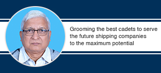 Grooming the best cadets to serve the future shipping companies to the maximum potential