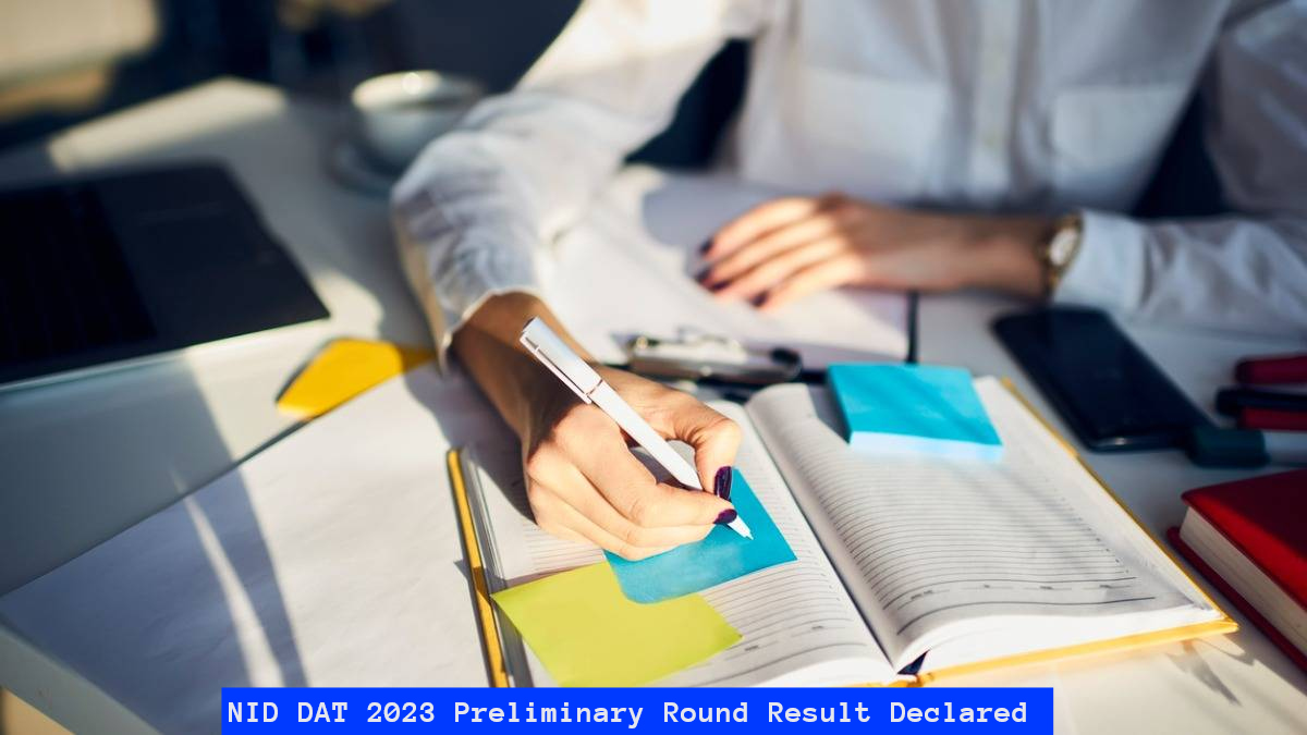 NID DAT 2023 Preliminary Round Result Declared @admissions.nid.edu; Check Direct Link Here