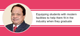 Equipping students with modern facilities to help them fit in the industry when they graduate