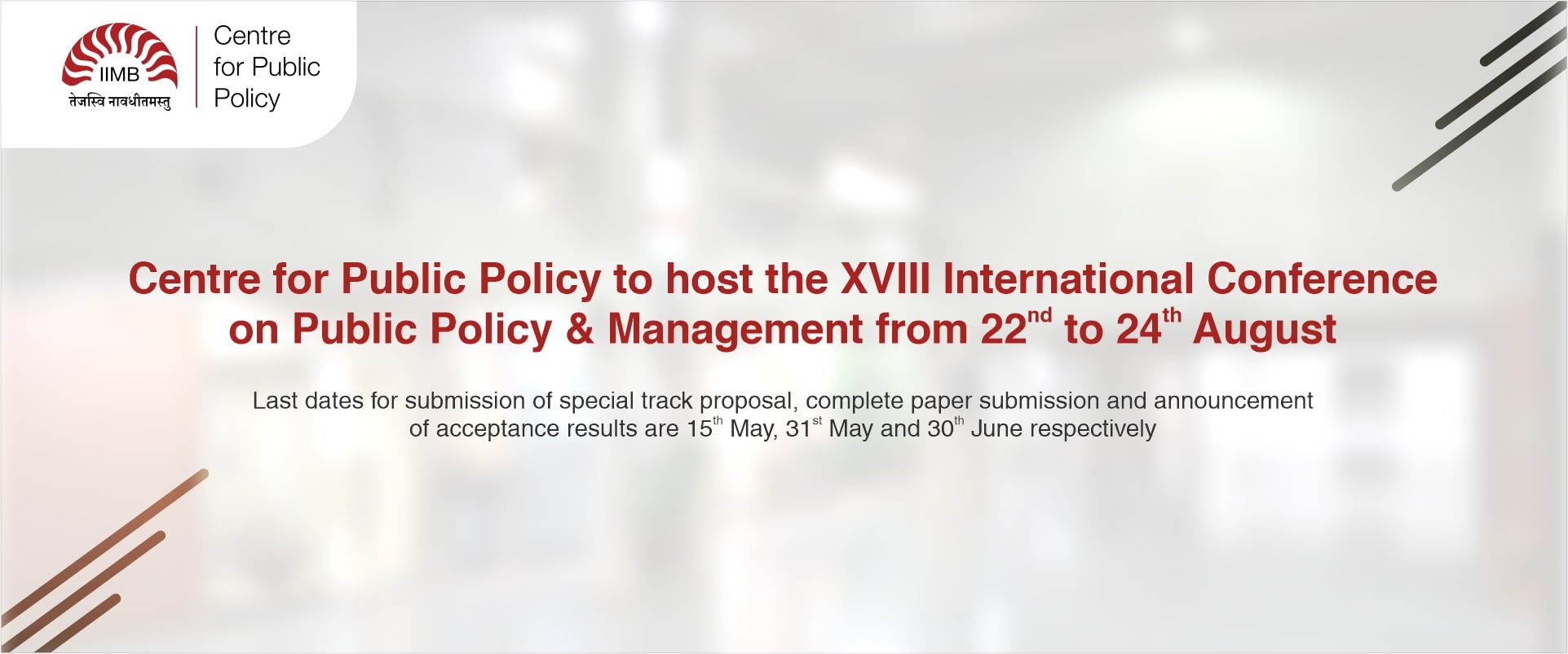 IIM Bangalore to Host XVIII International Conference on Public Policy & Management; Check Details Here