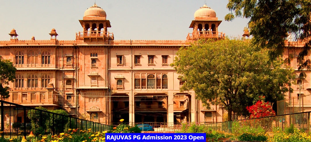 RAJUVAS PG Admission 2023 Open; Apply Till March 25