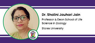 Starex University Professor and Dean of School of Life Science in Zoology: Dr. Shalini Jauhari Jain Interview