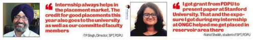 Job offers with high pay packages fuel joy on PDPU Campus