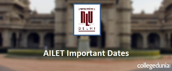 AILET 2015 Important Dates