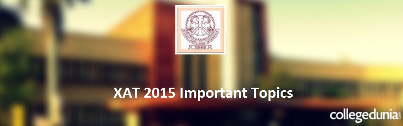 XAT 2015 Important Topics