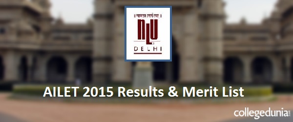 AILET 2015 Results and Merit List