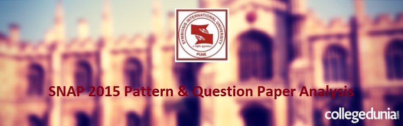 SNAP 2015 Pattern and Question Paper Analysis