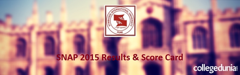 SNAP 2015 Result and Score Card