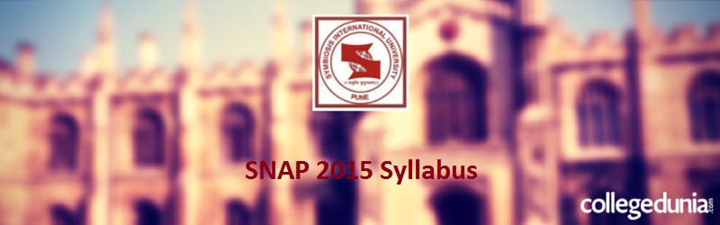 SNAP 2015 Syllabus