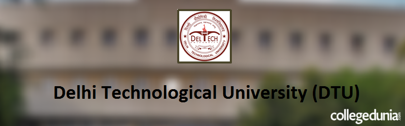 DTU M. Tech. 2015 Admission Notification