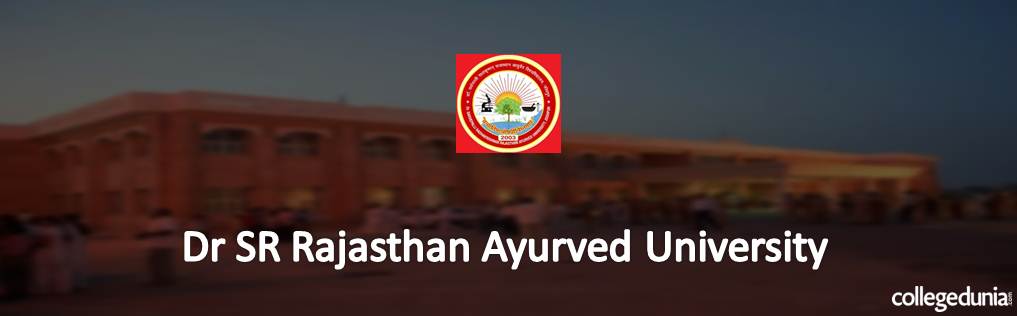 Dr. SR Rajasthan Ayurveda University Jodhpur PAT PHT PUT BNYS Courses Admission 2015 Notification