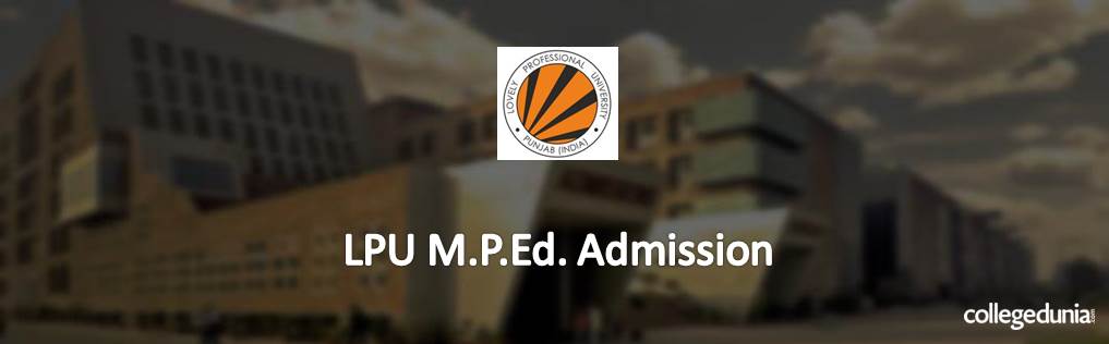 LPU M.P.Ed. Admission