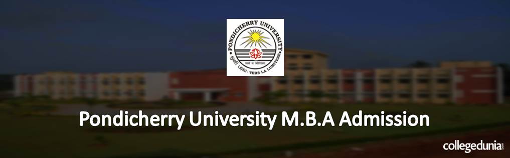 Pondicherry University M.B.A. Admission