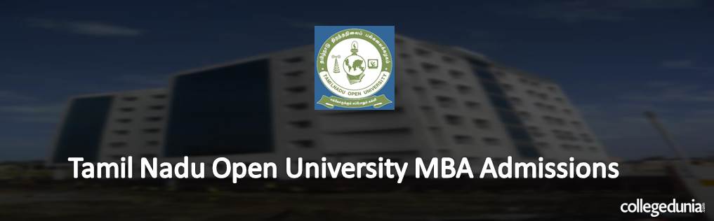 Tamil Nadu Open University MBA Admission