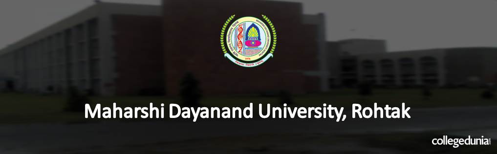 Maharishi Dayanand University Rohtak PG Admissions 2015 Notification