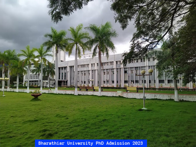 Bharathiar University PhD Admission 2023 Open Apply till March 31