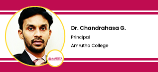 Amrutha College, Mangalore, Principal: Dr. Chandrahasa G. Interview