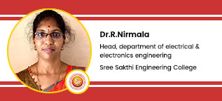 Sree Sakthi Engineering College, Head of Department of Electrical & Electronics Engineering- Dr.R.Nirmala