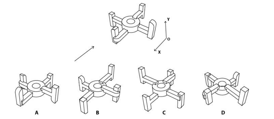 Perspective view of an object