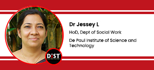 De Paul Institute of Science and Technology - Angamaly, Kochi, Head of Social Work Department: Dr. Jessey L Interview