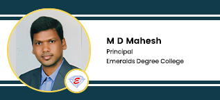 Emeralds Degree College Principal: Mr. M D Mahesh Interview