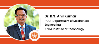 B.N.M. Institute of Technology, HOD, Department of Mechanical Engineering: Dr. B.S. Anil Kumar Interview