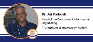 Interview Dr Jai Prakash Head of the Department Mechanical Engineering at RTC Institute of Technology Ranchi