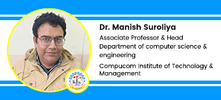 Compucom Institute of Information Technology and Management, Jaipur, Associate Professor & Head of CSE Department: Dr. Manish Suroliya Interview