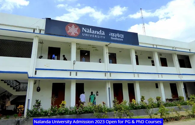 Nalanda University Admission 2023 Open for PG & PhD Courses; Check Details Here