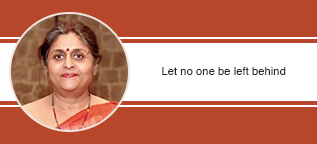 Let no one be left behind, says Dr Sujata Shahi