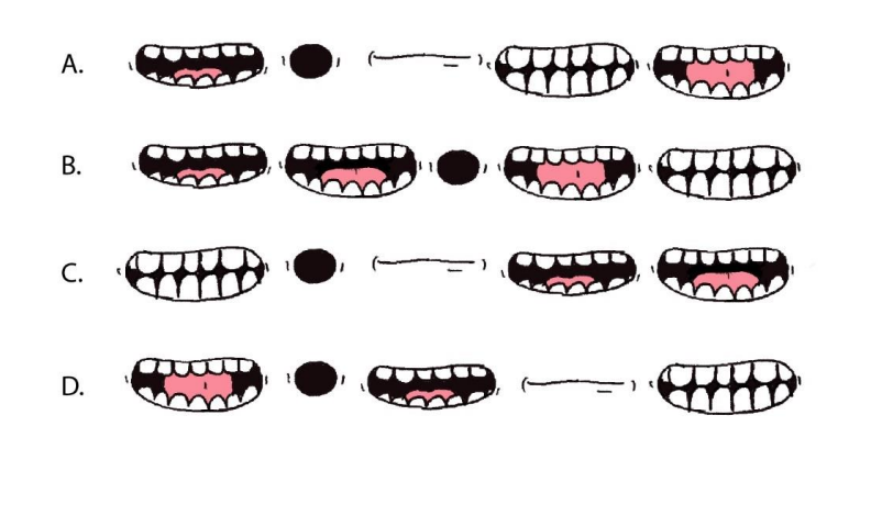Lip movement sequence