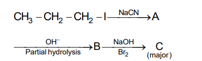 Reaction sequence for question 97