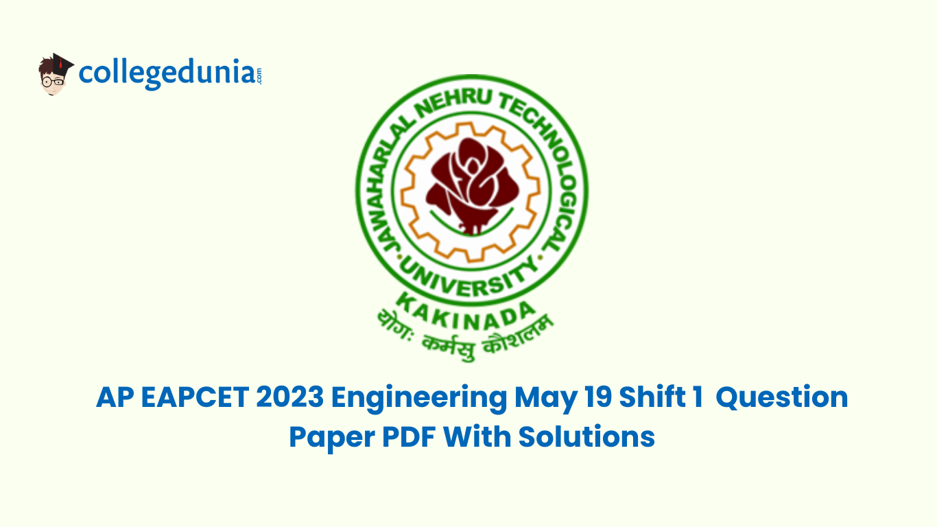 AP EAPCET 2023 Engineering May 19 Shift 1  Question Paper PDF With Solutions