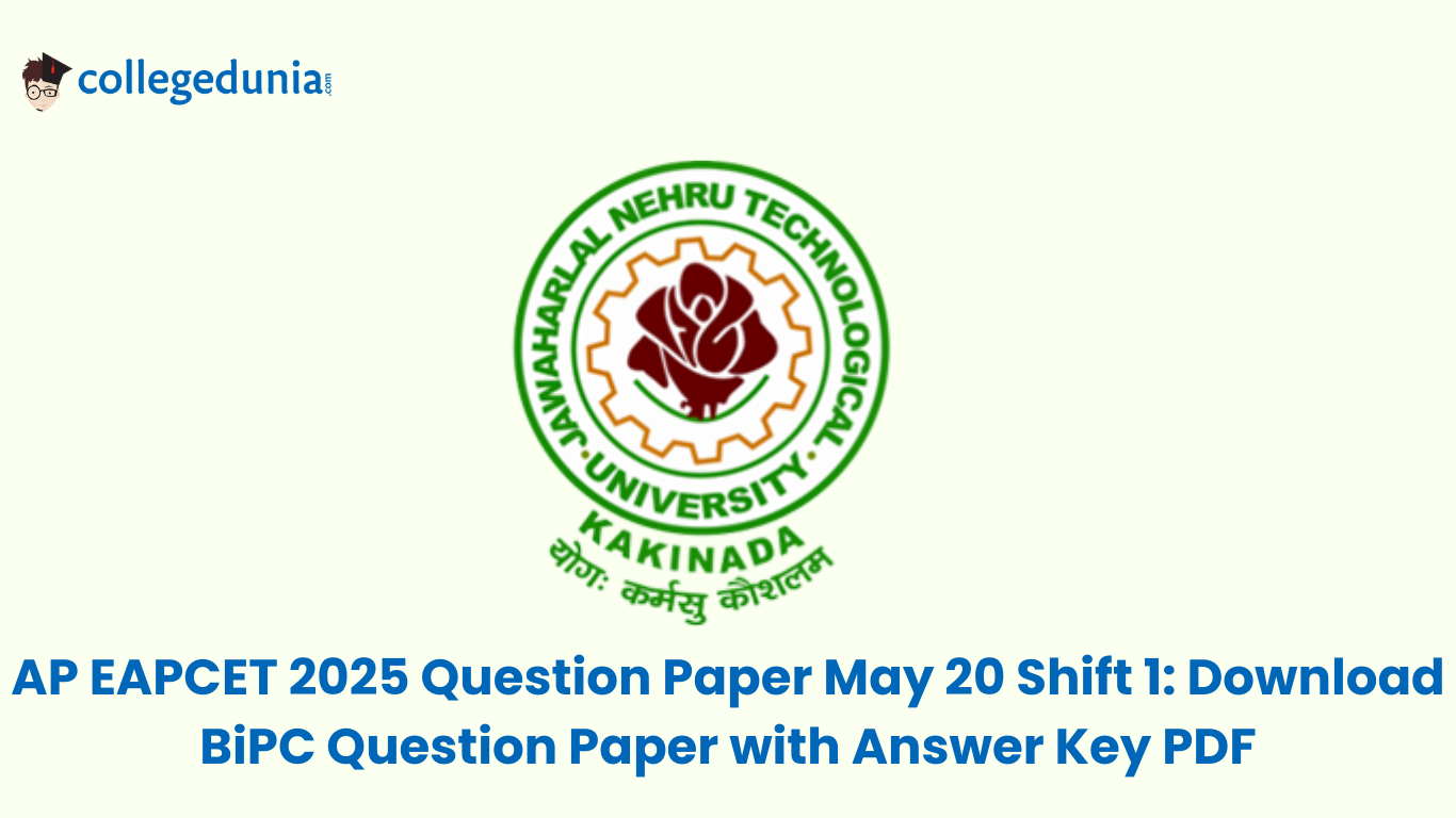 AP EAPCET 2025 Question Paper May 20 Shift 1 Download BiPC Question Paper with Answer Key PDF