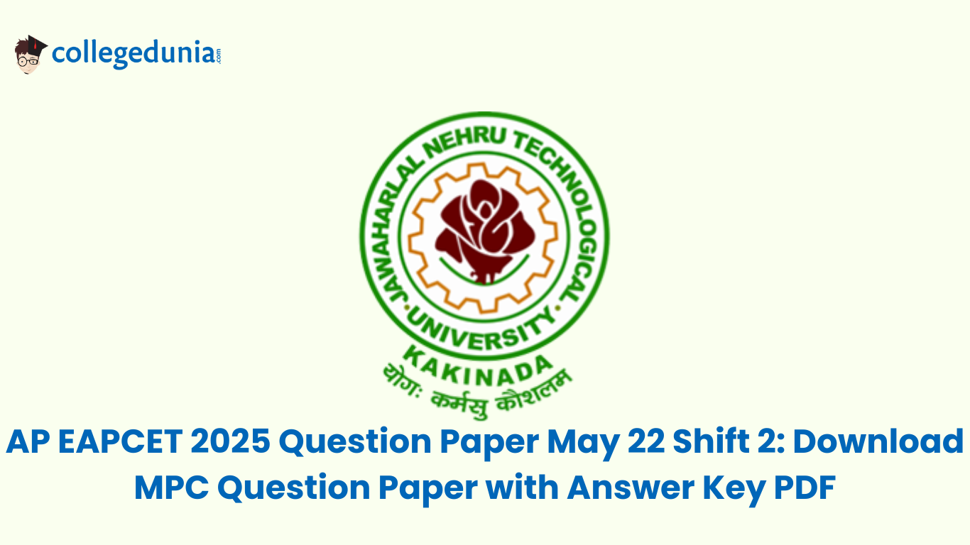 AP EAPCET 2025 Question Paper May 22 Shift 2 Download MPC Question Paper with Answer Key PDF