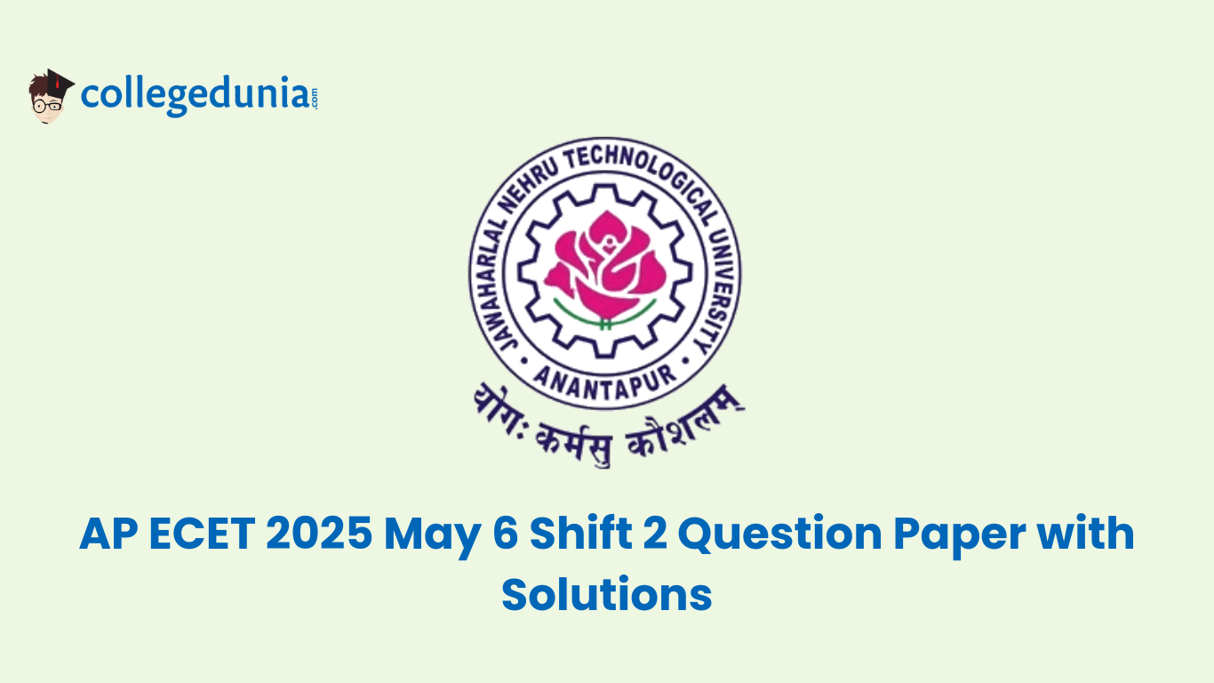 AP ECET 2025 May 6 Shift 1 Question Paper with Solutions