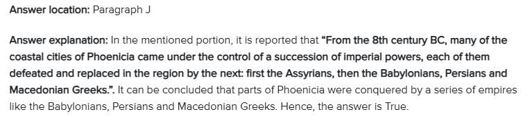 The Phoenicians an Almost Forgotten People