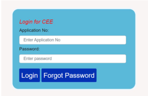 Assam CEE Login