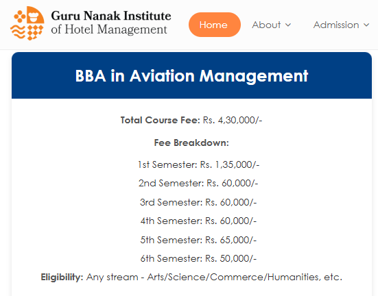 Fee Structure