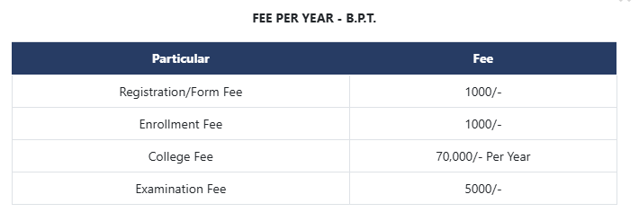 Fee Structure