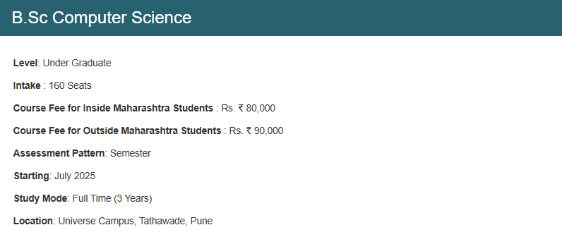 Fee Structure