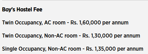 Fee Structure
