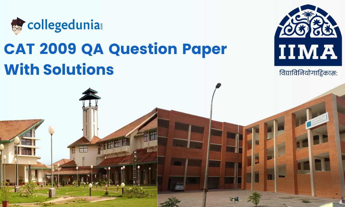 CAT 2009 Question Paper Qa with solutions