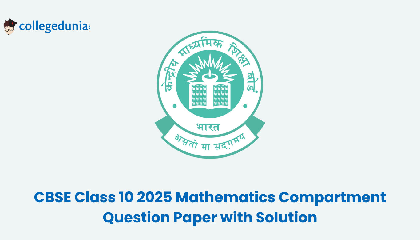 CBSE Class 10 2025 Mathematics Compartment Question Paper with Solution
