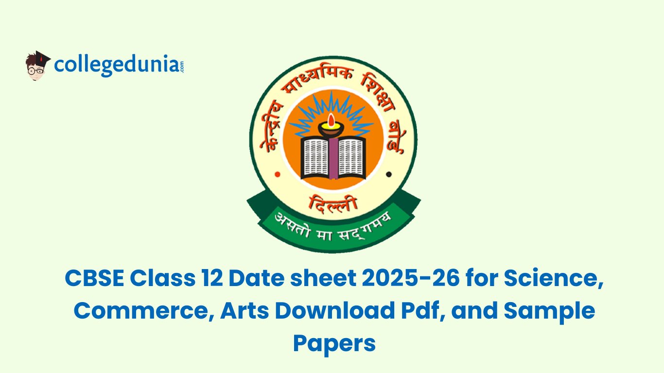 CBSE Class 12 Date sheet 2025-26