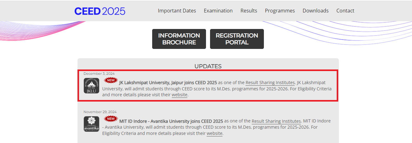 JKLU University To Accept CEED Score For M.Des Admission 2025-26