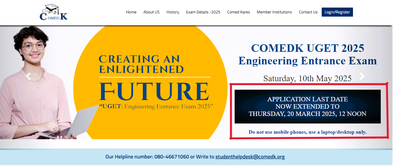 COMEDK UGET Notification